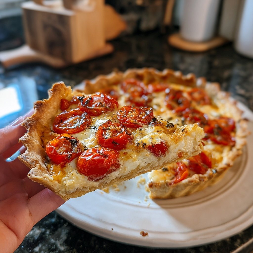 Tartelettes mit Tomaten und Mozzarella