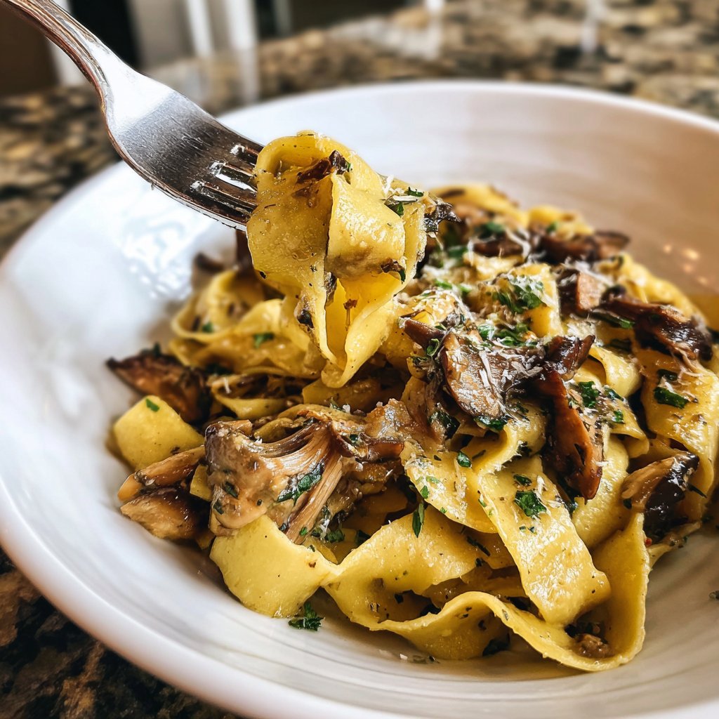 Tagliatelle mit Steinpilzen