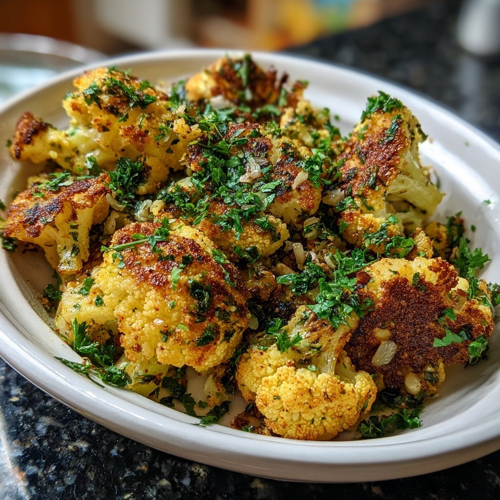 Blumenkohl mit Kräutern
