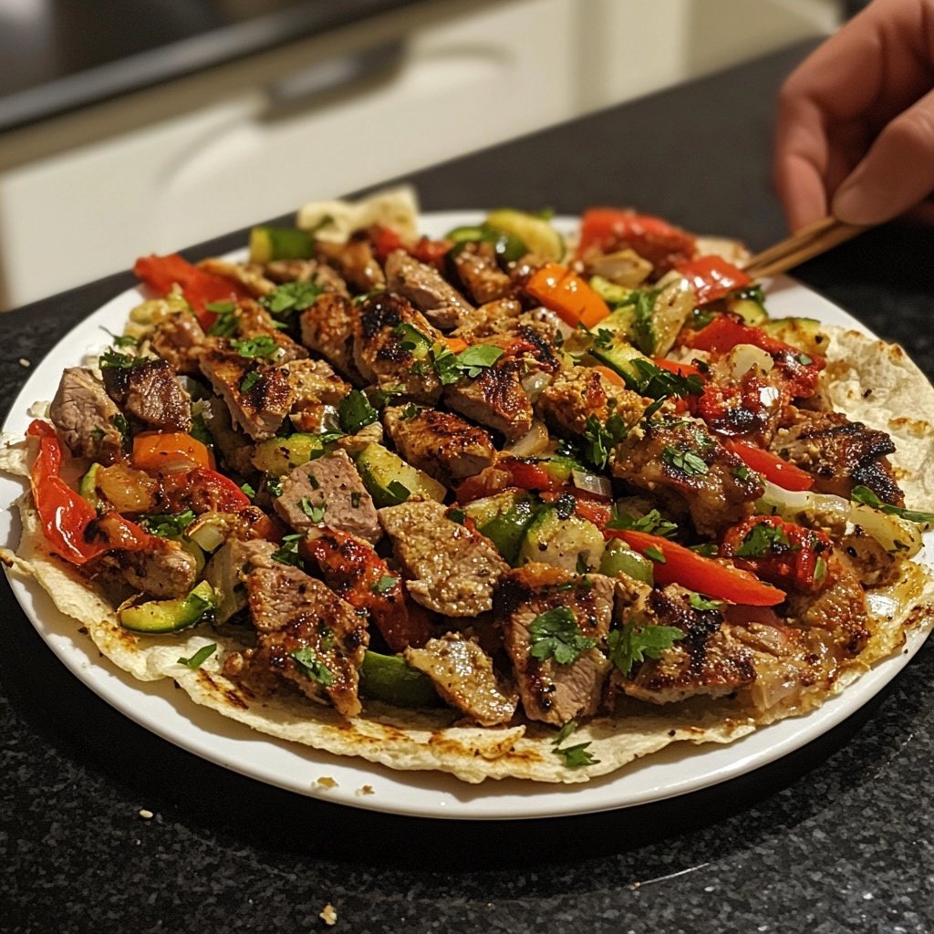 Klassischer Döner Kebab wie vom Imbiss