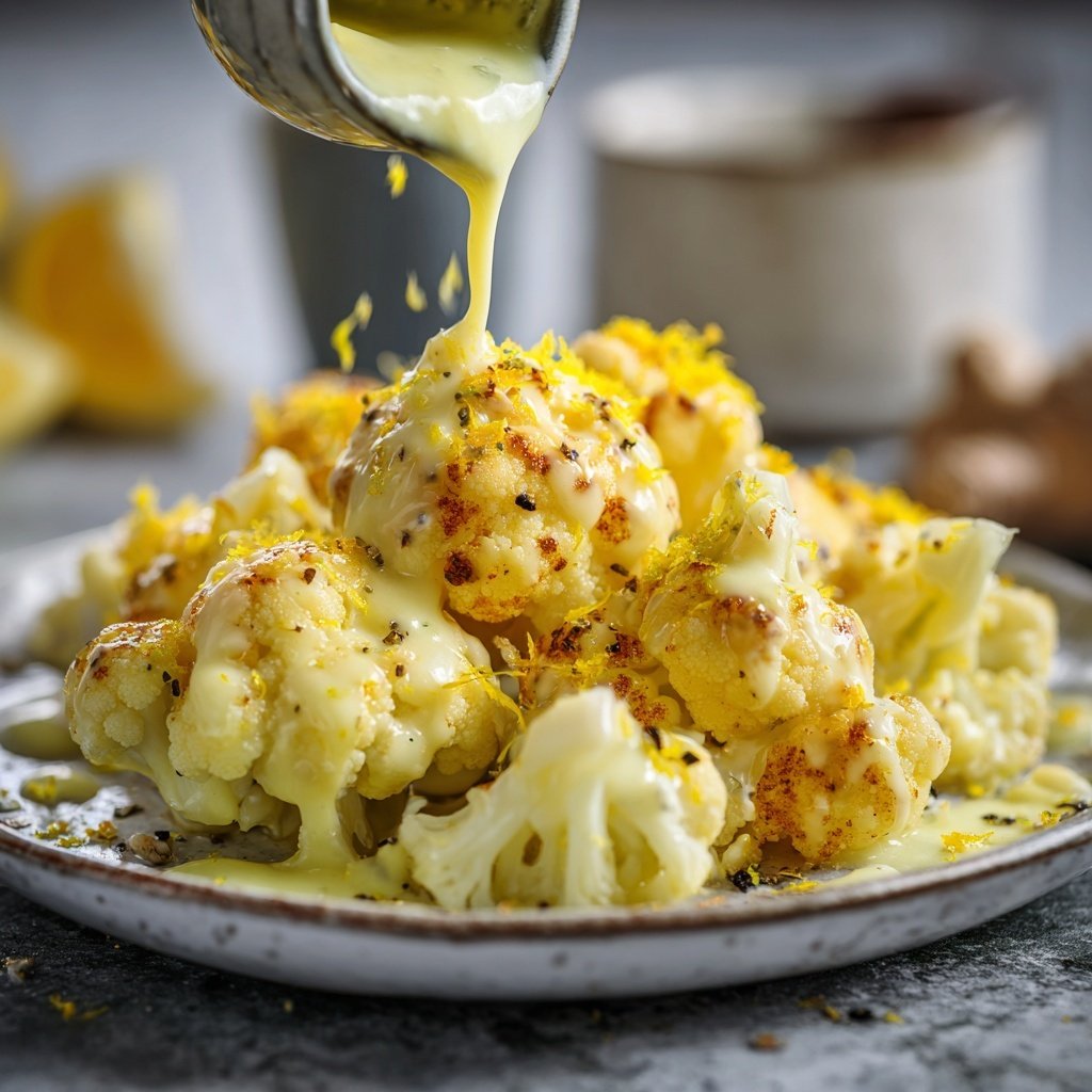 Blumenkohl mit Zitronensauce