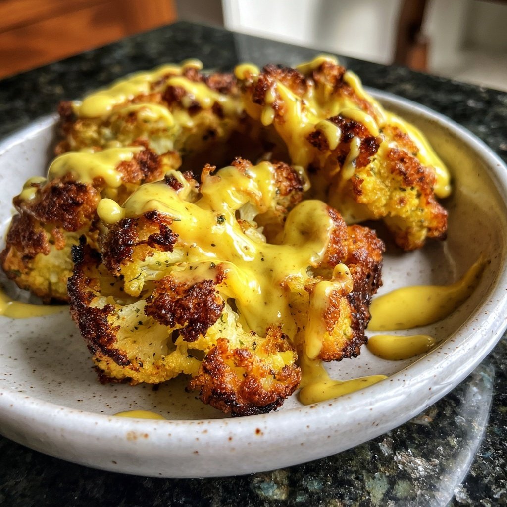 Blumenkohl mit Senfsauce