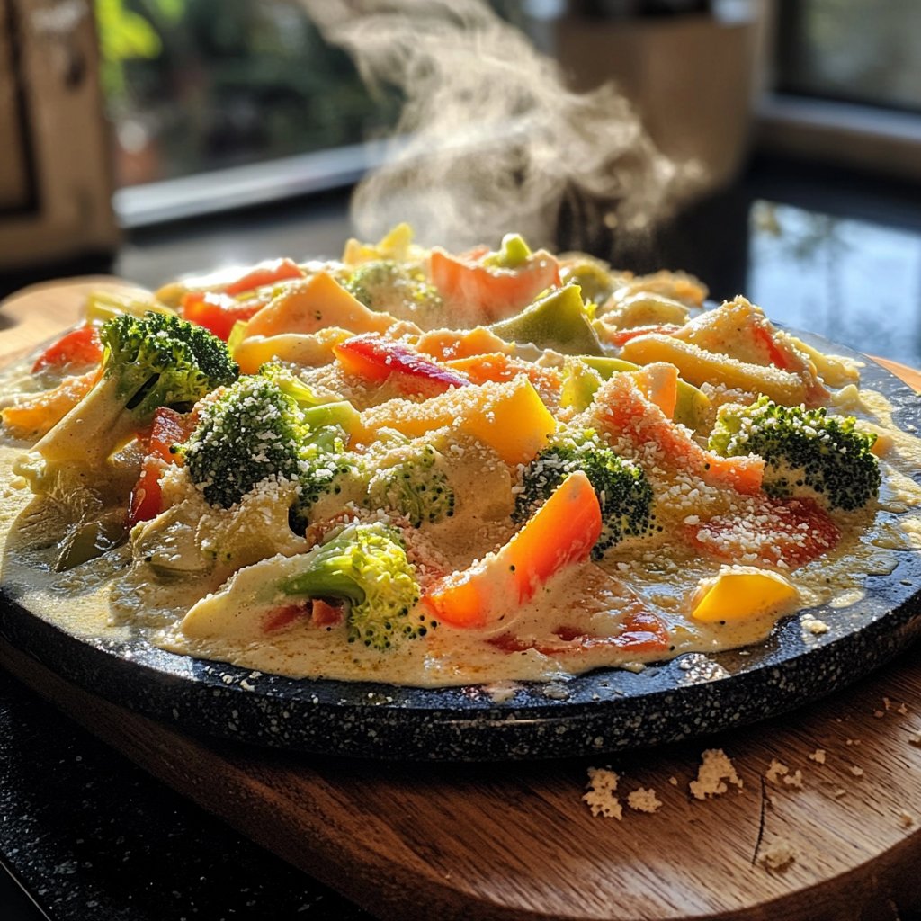 Gemüsepfanne mit Kokosmilch