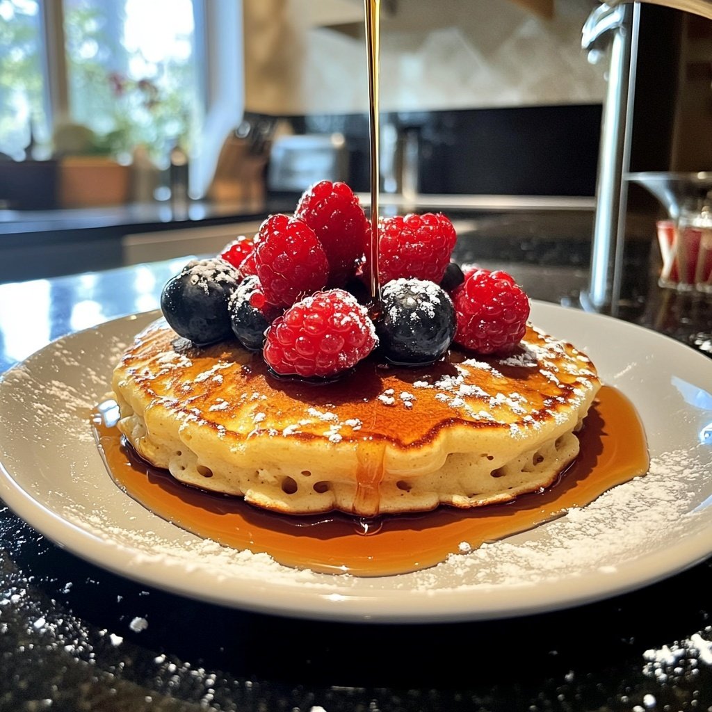 Pfannkuchen zum Frühstück