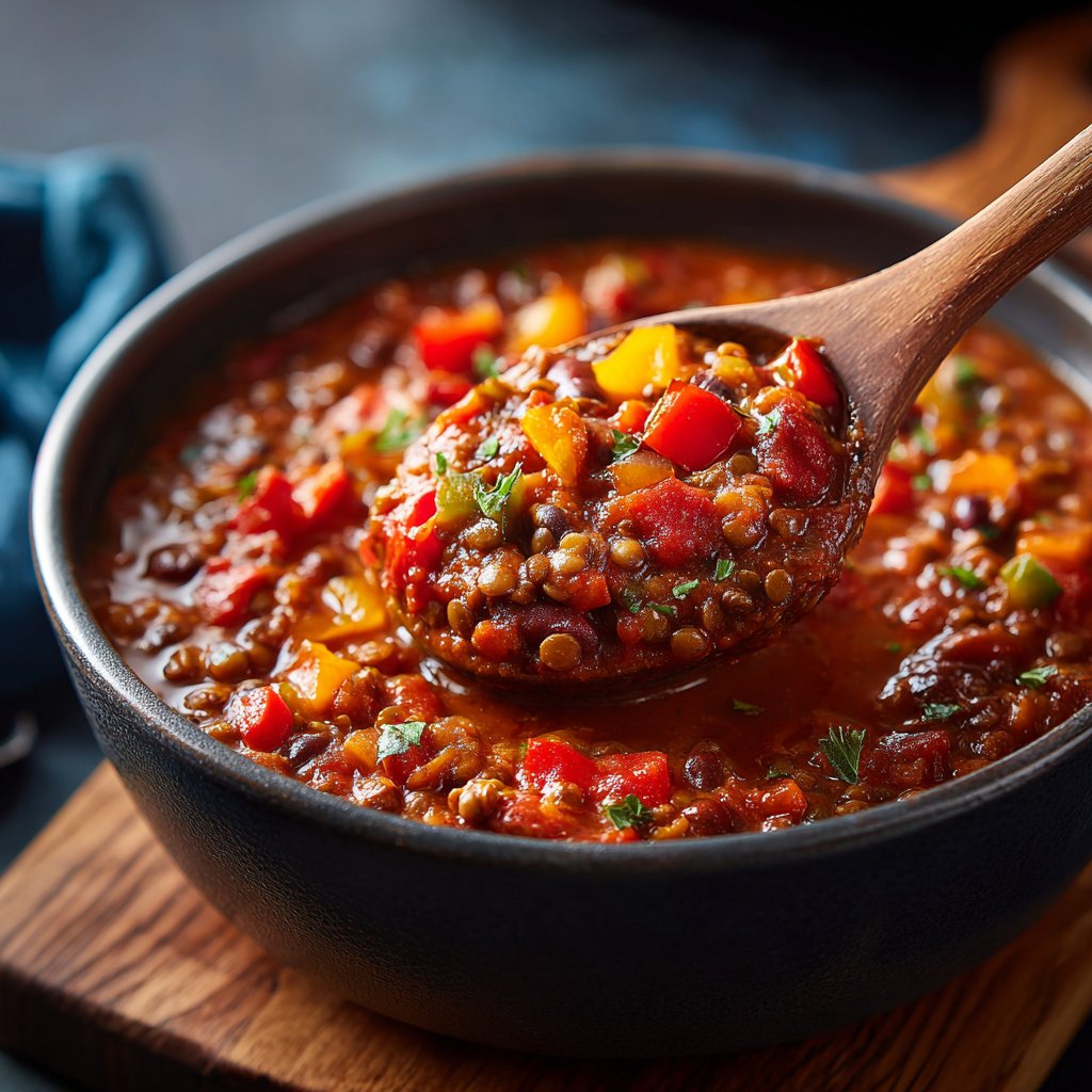 Chili sin Carne mit Linsen