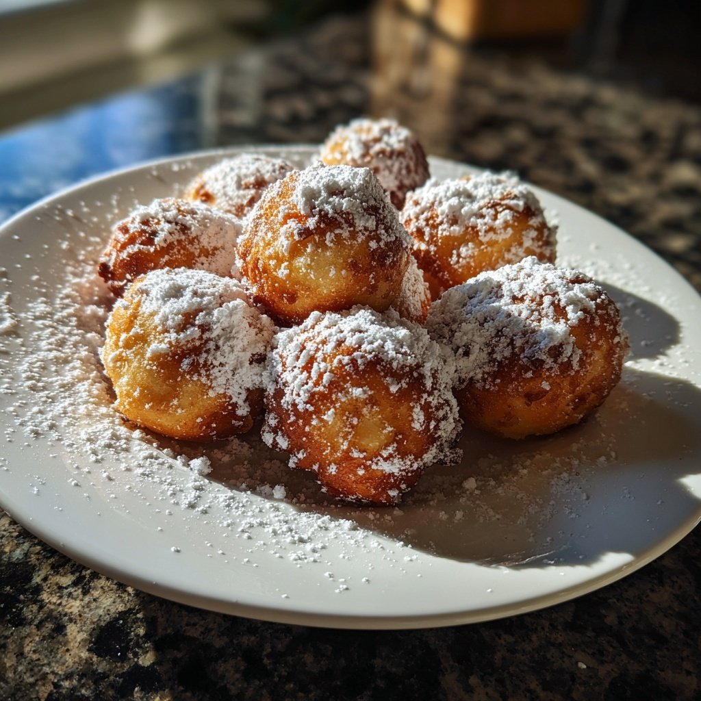 Quarkbällchen klein und rund