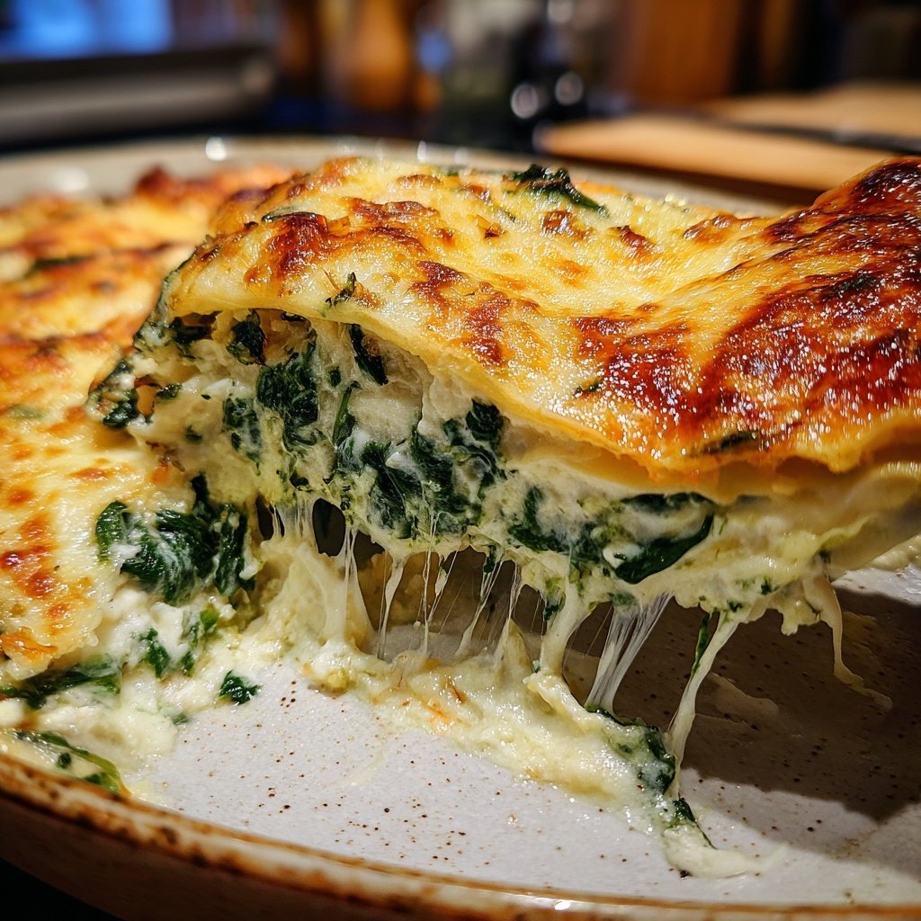 Lasagne mit Spinat und Ricotta