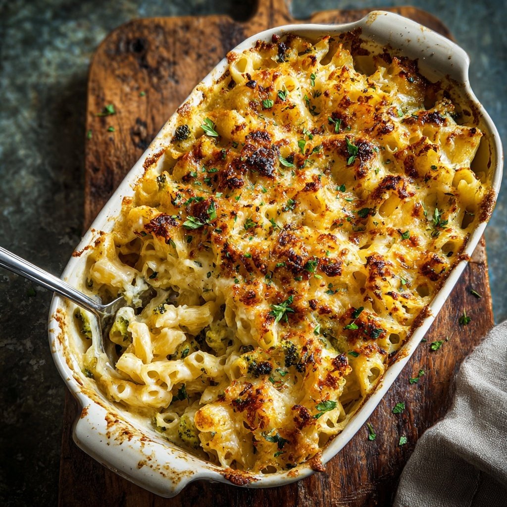 Brokkoli Auflauf Mit Vollkornnudeln