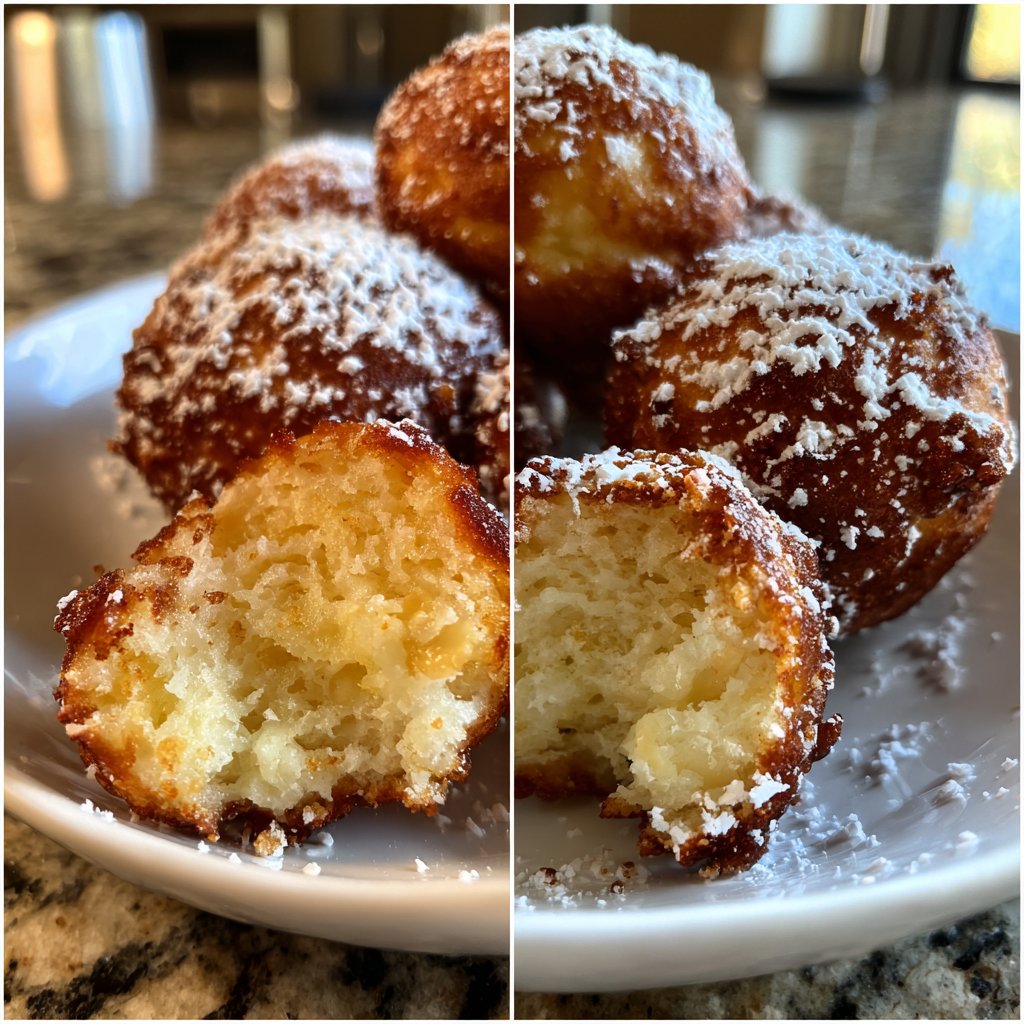 Quarkbällchen luftig