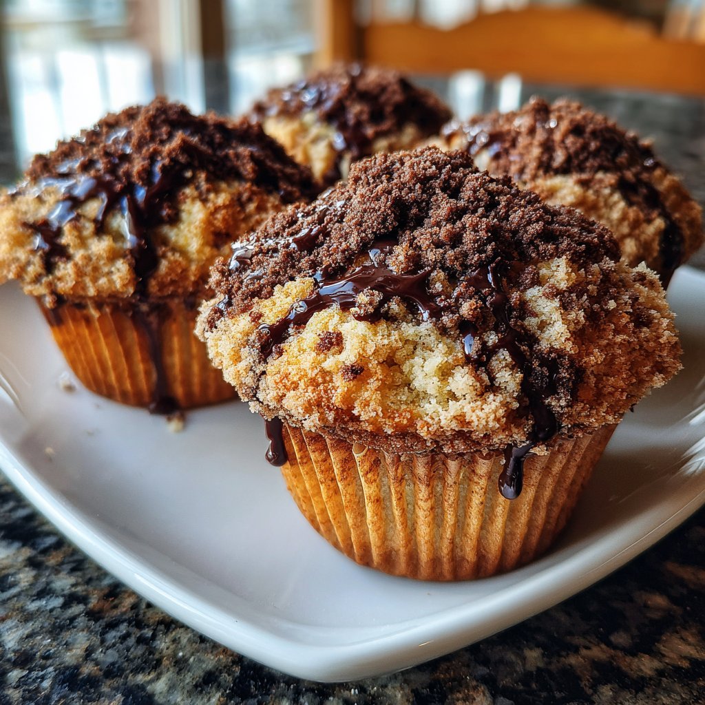 Muffins mit Schoko-Crunch