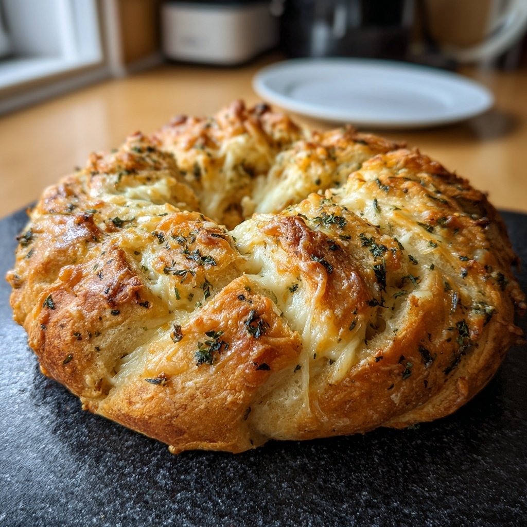 Zupfbrot Mit Käsefüllung